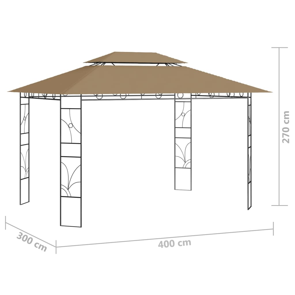 Taupe Gazebo