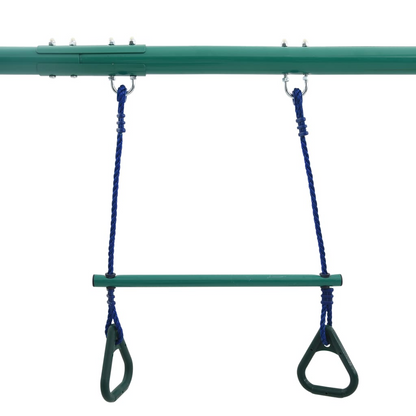 Swing Set with Gymnastic Rings | Jscapes Home and Garden