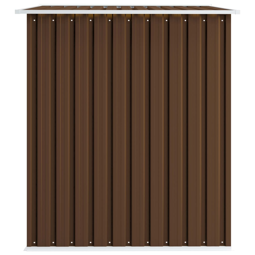 Garden Storage Shed Brown 257x205x178 cm