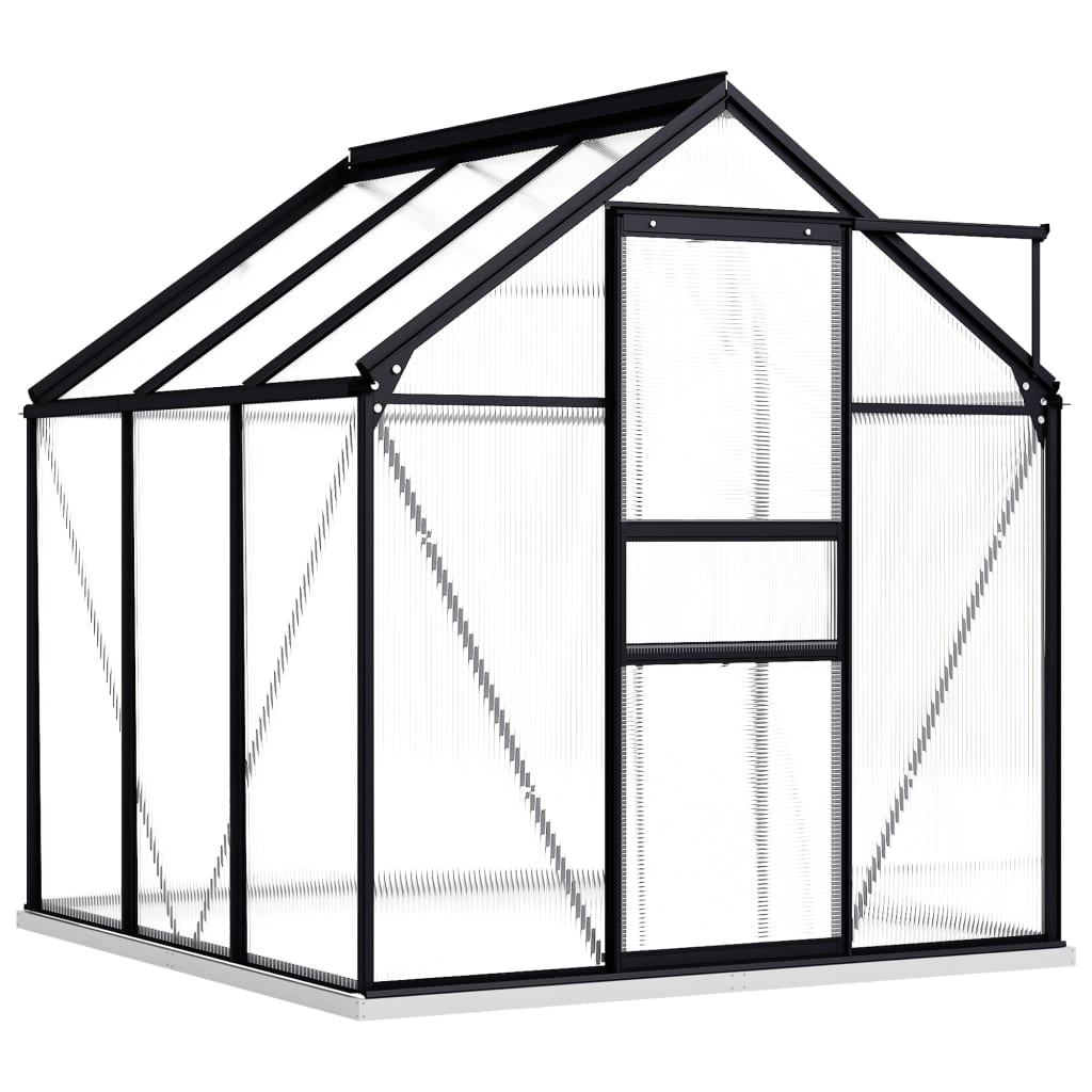 Aluminium Greenhouse with Base Frame 3.61 m²