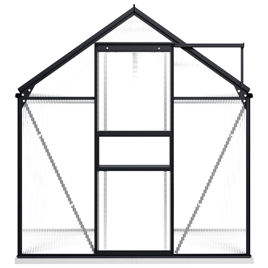 Aluminium Greenhouse with Base Frame 3.61 m²