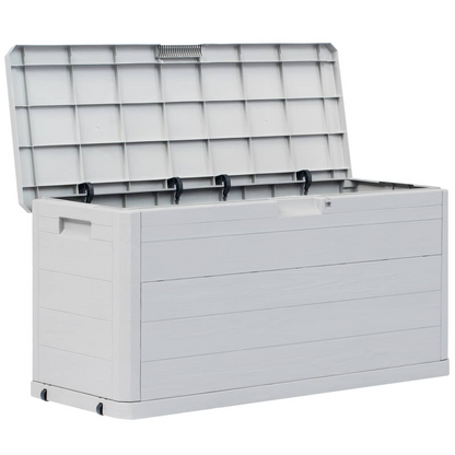  Light Grey Garden Storage Box 280 L