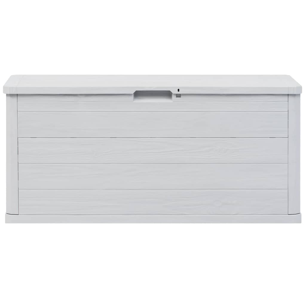  Light Grey Garden Storage Box 280 L