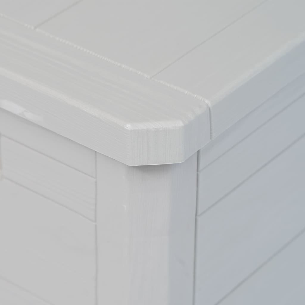  Light Grey Garden Storage Box 280 L