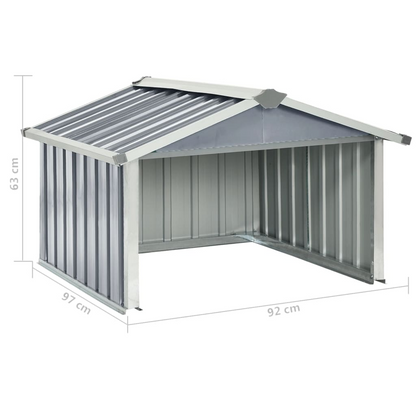 Garden Lawnmower Shed 92x97x63 cm