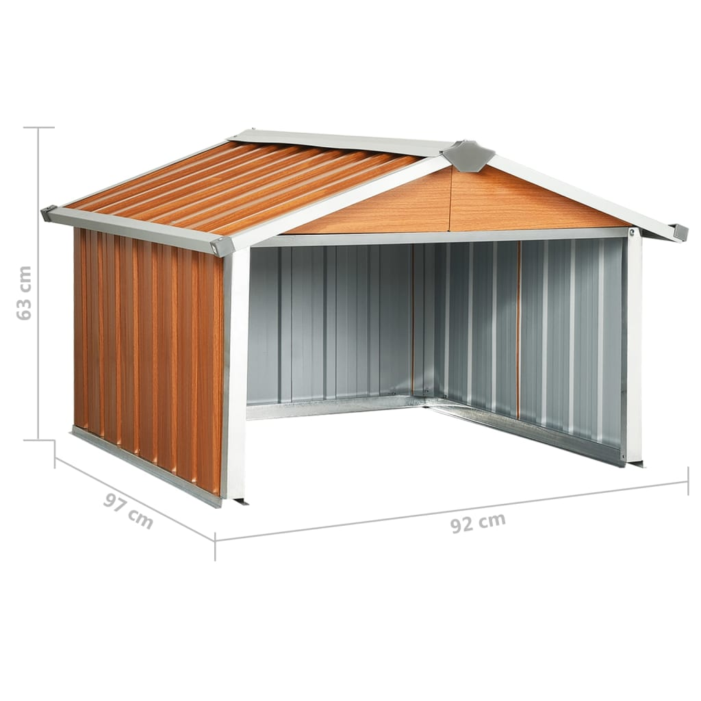 Garden Lawnmower Shed 92x97x63 cm