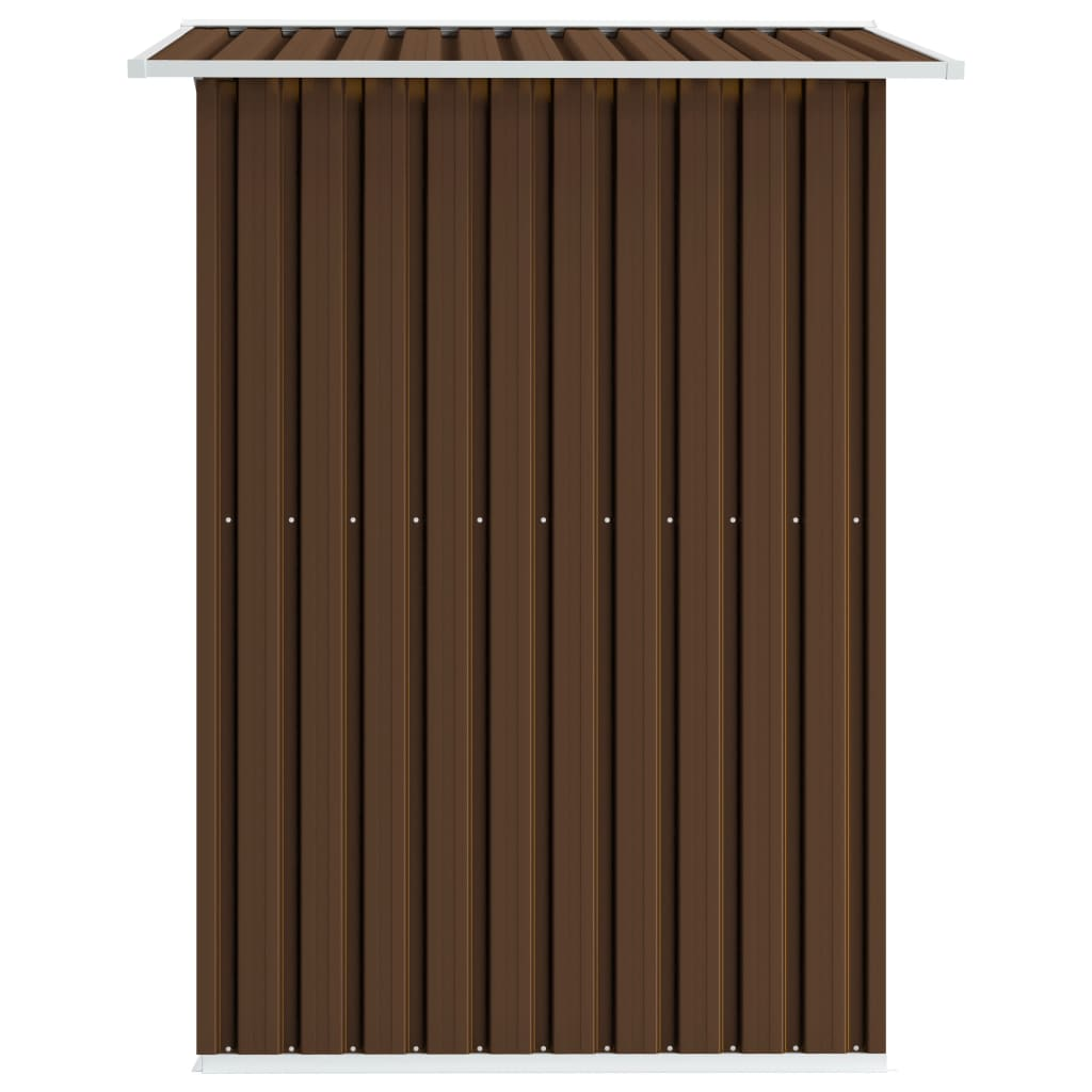 Garden Storage Shed Brown 204x132x186 cm