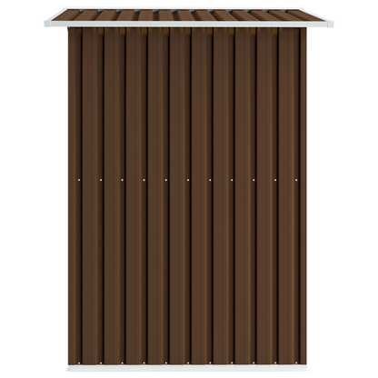 Garden Storage Shed Brown 204x132x186 cm