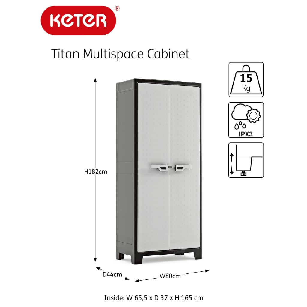 Keter Multipurpose Storage Cabinet | Jscapes Home and Garden