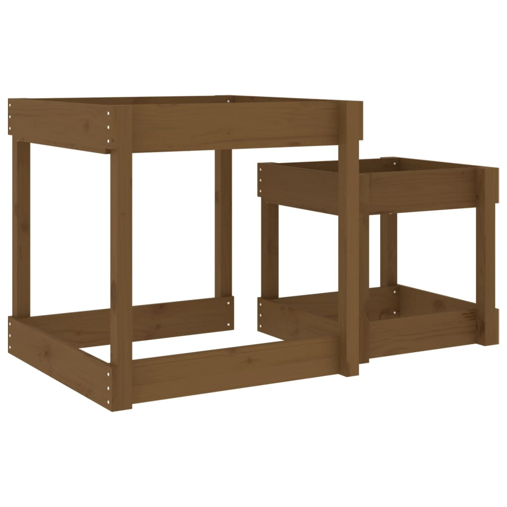 Honey Brown  Set of 2 Sand Tables