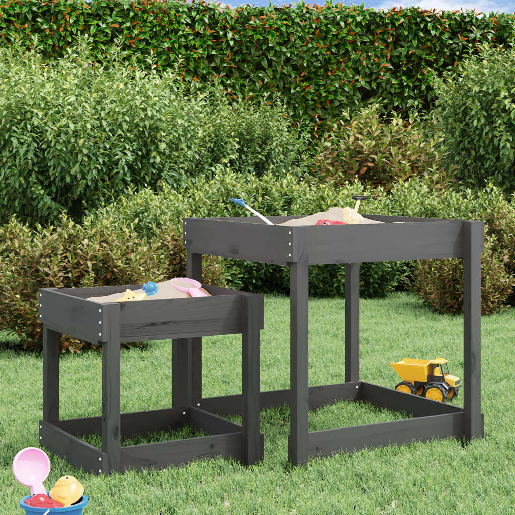 Set of 2 Solid Pine Sand Tables | Jscapes Home and Garden