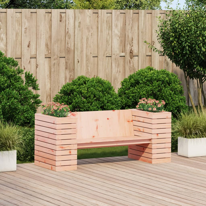  Solid Douglas Wood Planter Bench 167.5x60x65 cm