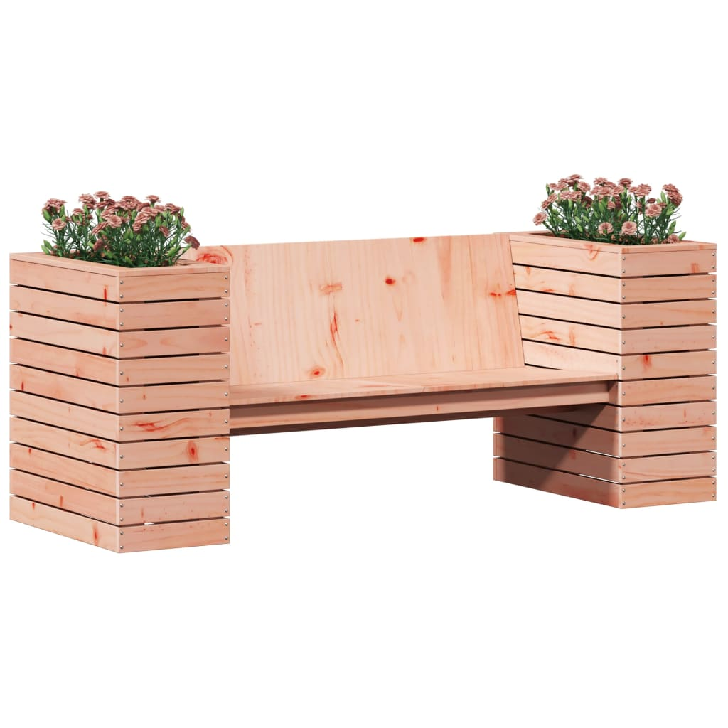  Solid Douglas Wood Planter Bench 167.5x60x65 cm