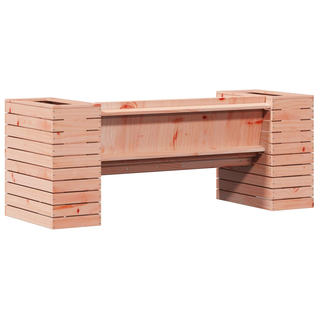  Solid Douglas Wood Planter Bench 167.5x60x65 cm