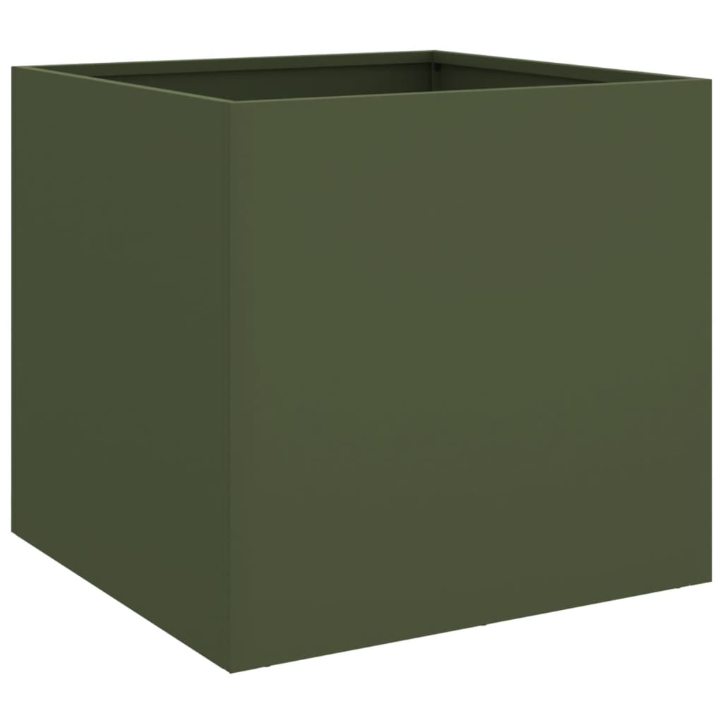 Set of 2 Olive Green Planters | Jscapes Home and Garden