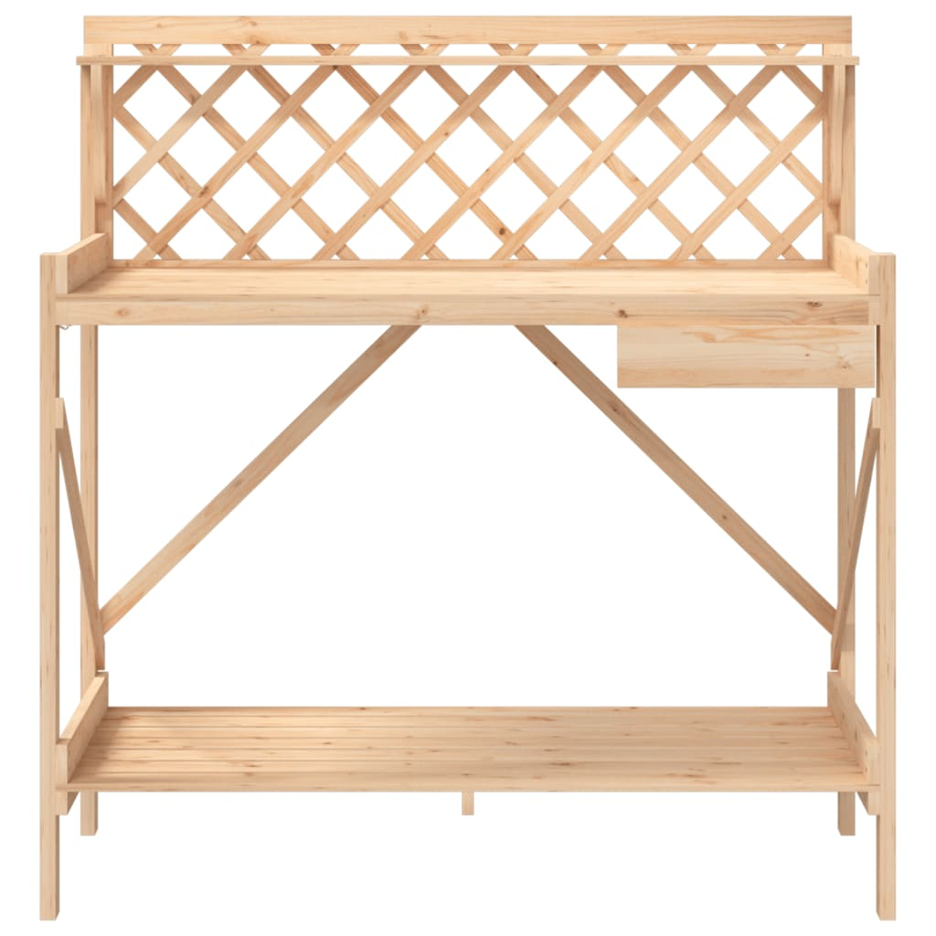 Potting Bench with Trellis