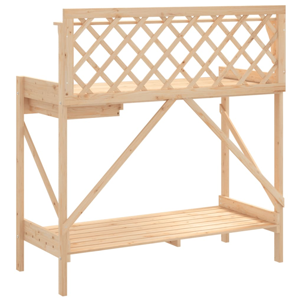 Potting Bench with Trellis