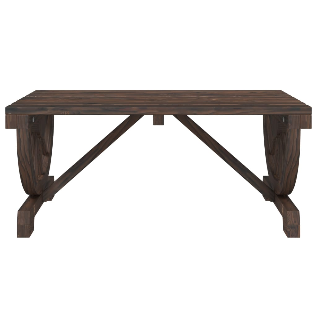  Solid Fir Wood Garden Coffee Table 90x50x40 cm