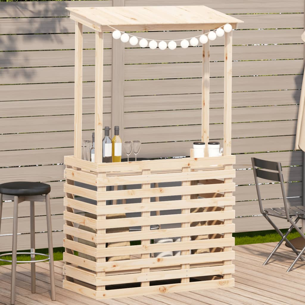 Outdoor Bar Table with Roof | Jscapes Home and Garden