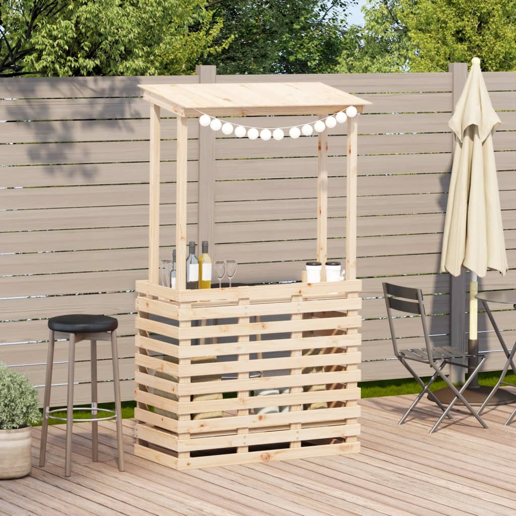 Outdoor Bar Table with Roof | Jscapes Home and Garden