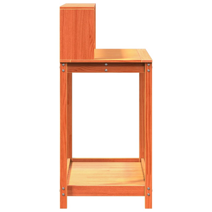  Potting Table with Shelves- Brown