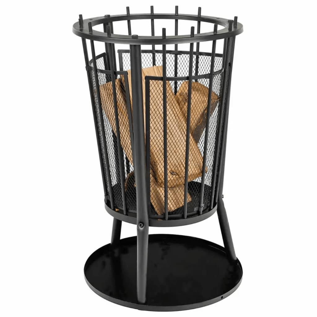 Fire Basket with Spark Guard | Jscapes Home and Garden