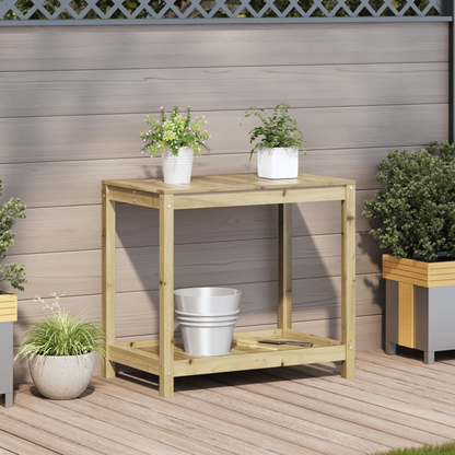 Potting Table with Shelf 82.5x50x75 cm