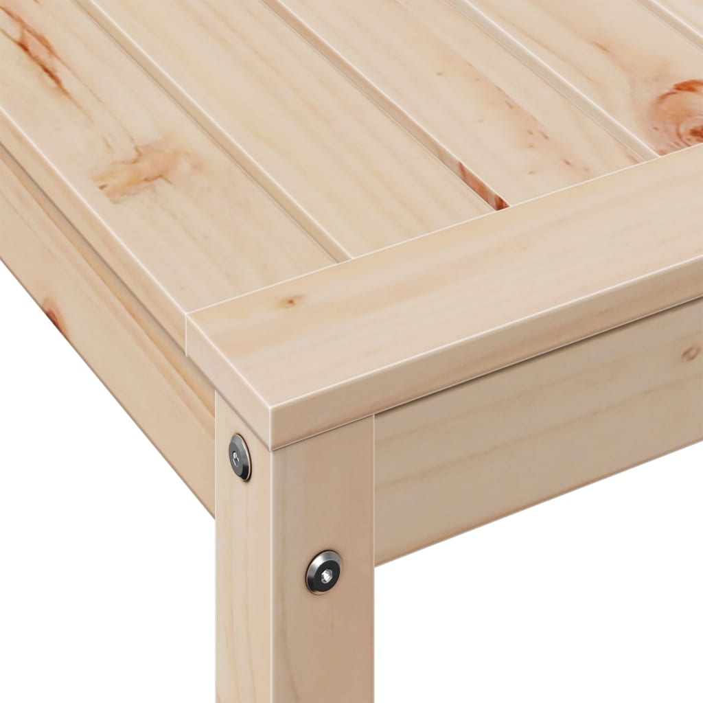 Solid Pine Potting Table with Shelf 82.5x50x75 cm