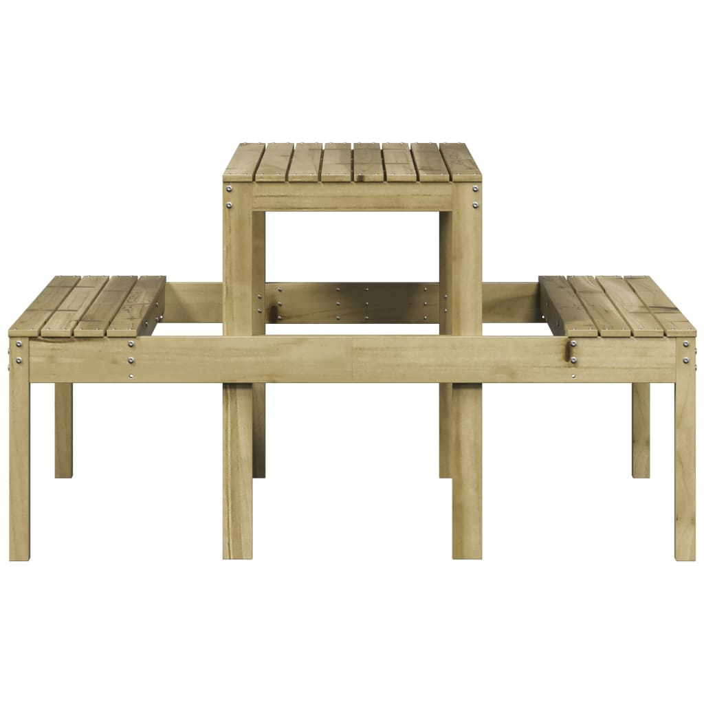 Impregnated Wood Pine Picnic Table 110x134x75 cm