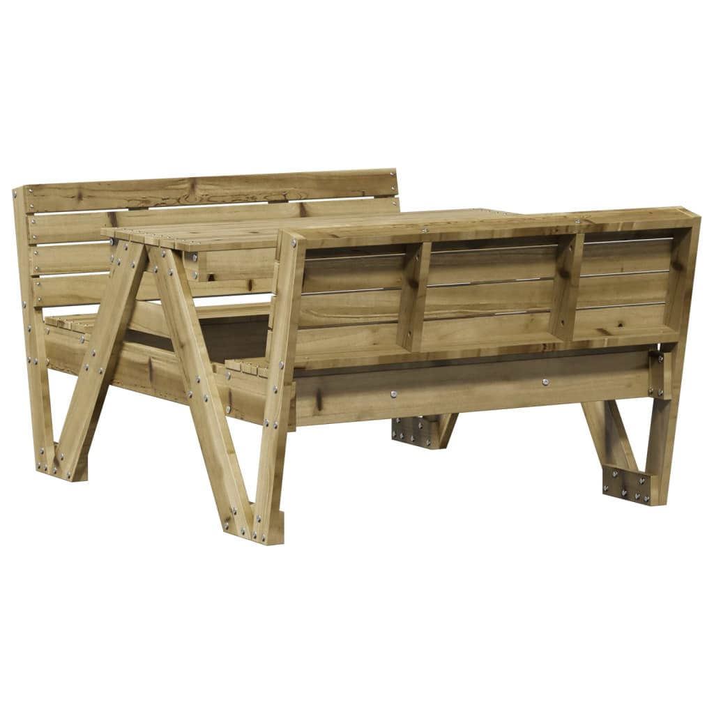  Impregnated Wood Pine Picnic Table for Kids 88x122x58 cm