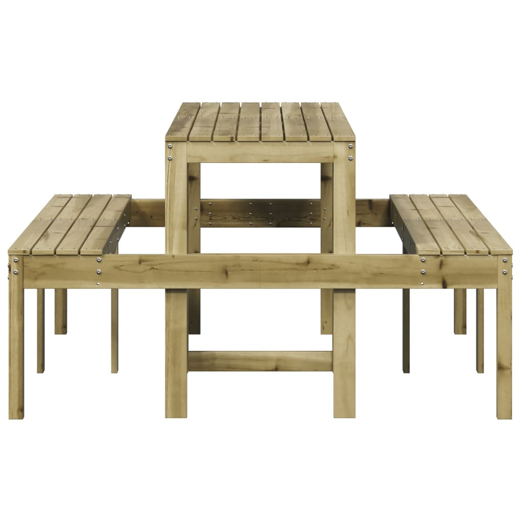 Impregnated Wood Pine Picnic Table 160x134x75 cm