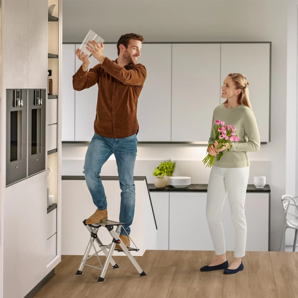 Hailo Stepladder with 2 Steps Mini Comfort