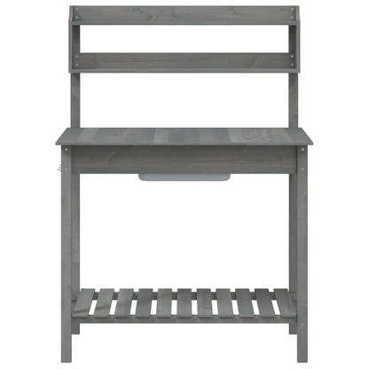 Potting Table with Sink- Grey 