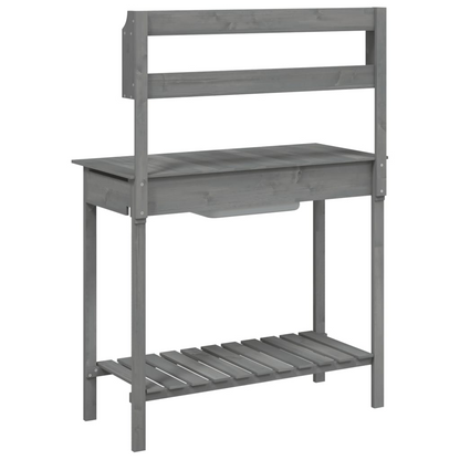 Potting Table with Sink- Grey 