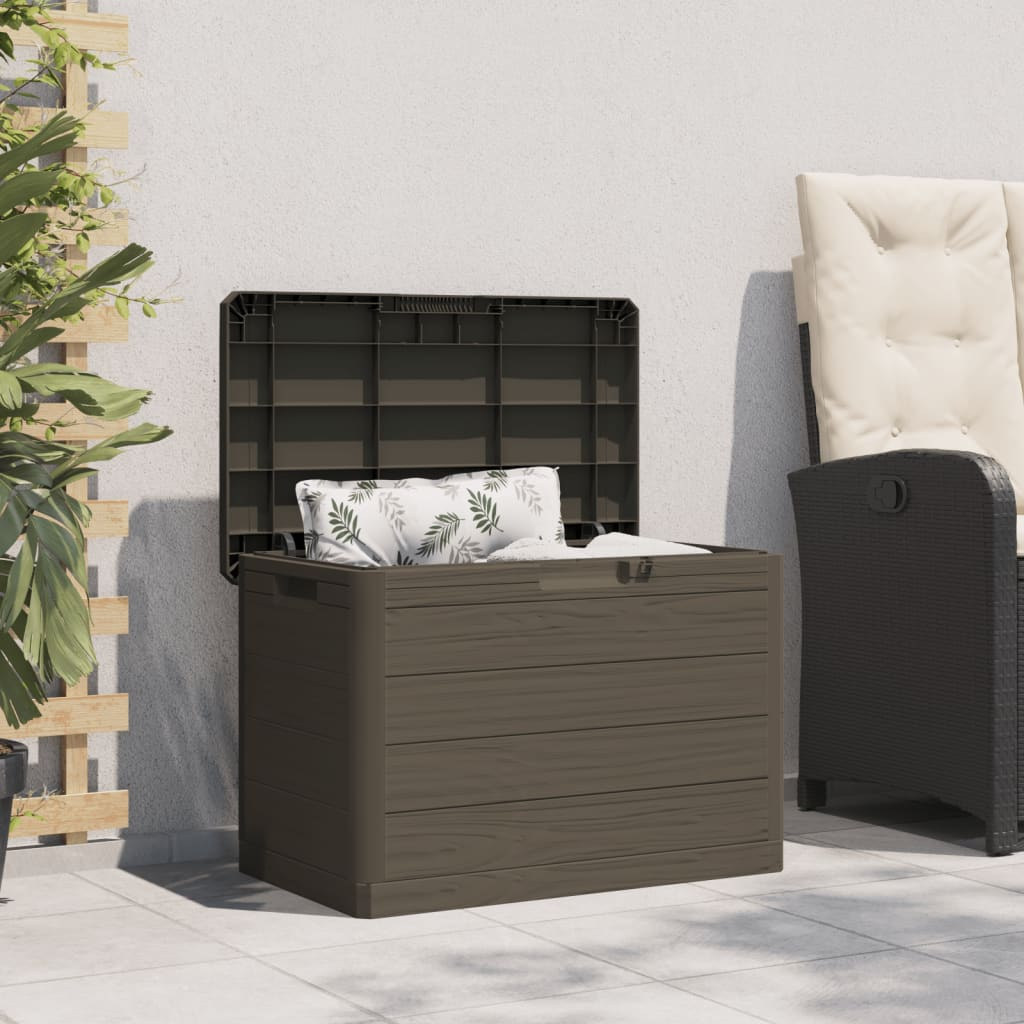 Brown Outdoor Cushion Box 77.5x44.5x53 cm 