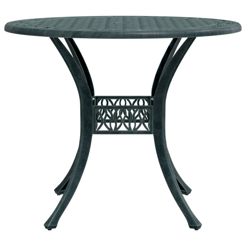 Green Cast Aluminium Garden Table