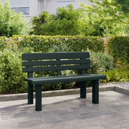 Green Garden Bench 110x52x71 cm