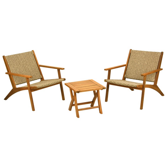 ProGarden 3 PieceWooden Balcony Furniture Set