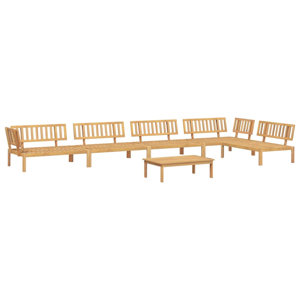 6 Piece Solid Wood Garden Pallet Sofa Set