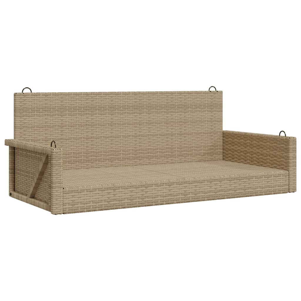 Beige Garden Swing Bench