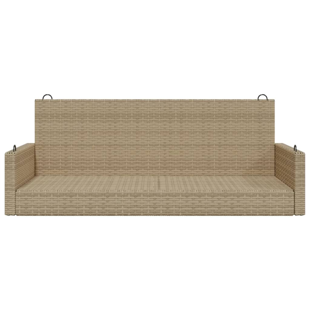 Beige Garden Swing Bench