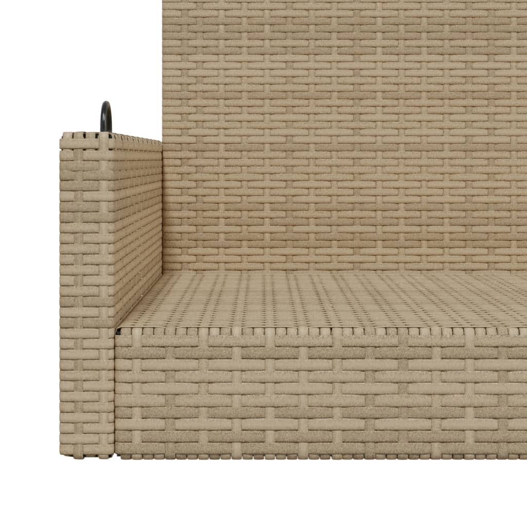 Beige Garden Swing Bench