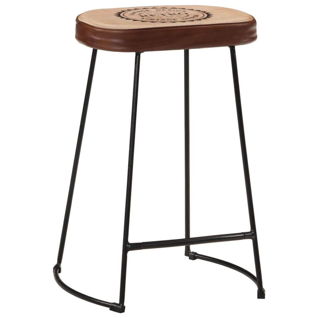 Dark Brown Bar Stools 2 pcs 41x29x62 cm