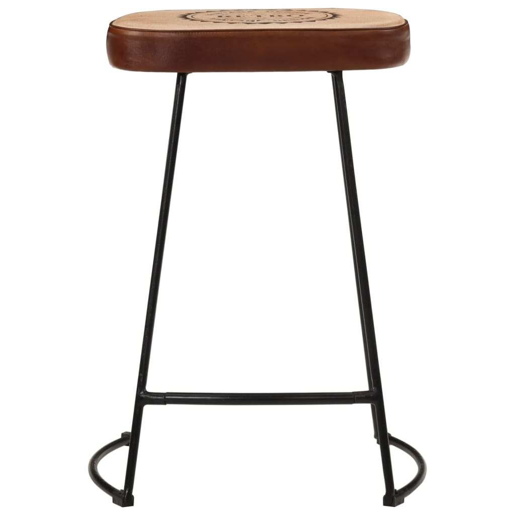 Dark Brown Bar Stools 2 pcs 41x29x62 cm