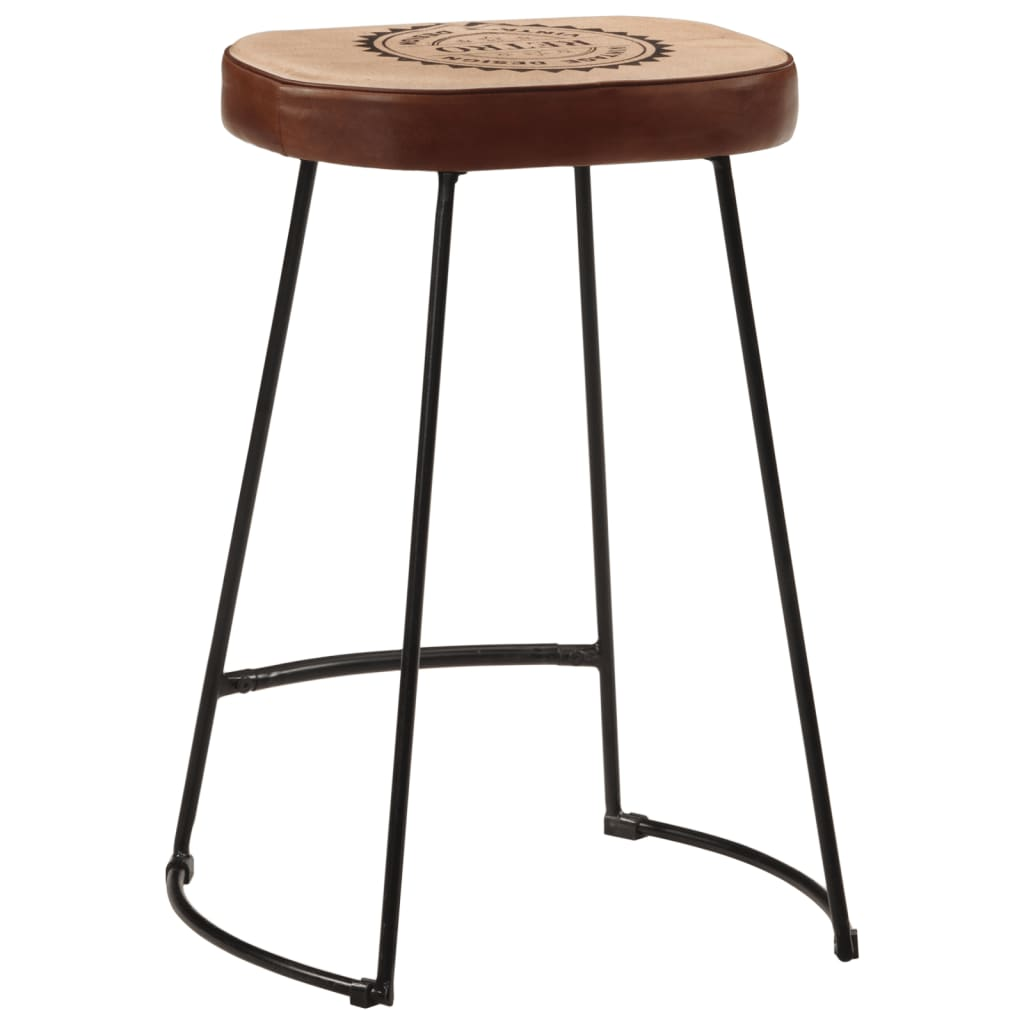 Dark Brown Bar Stools 2 pcs 41x29x62 cm