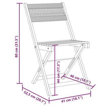  Grey Solid Acacia Wood Folding Garden Chairs 8 pcs