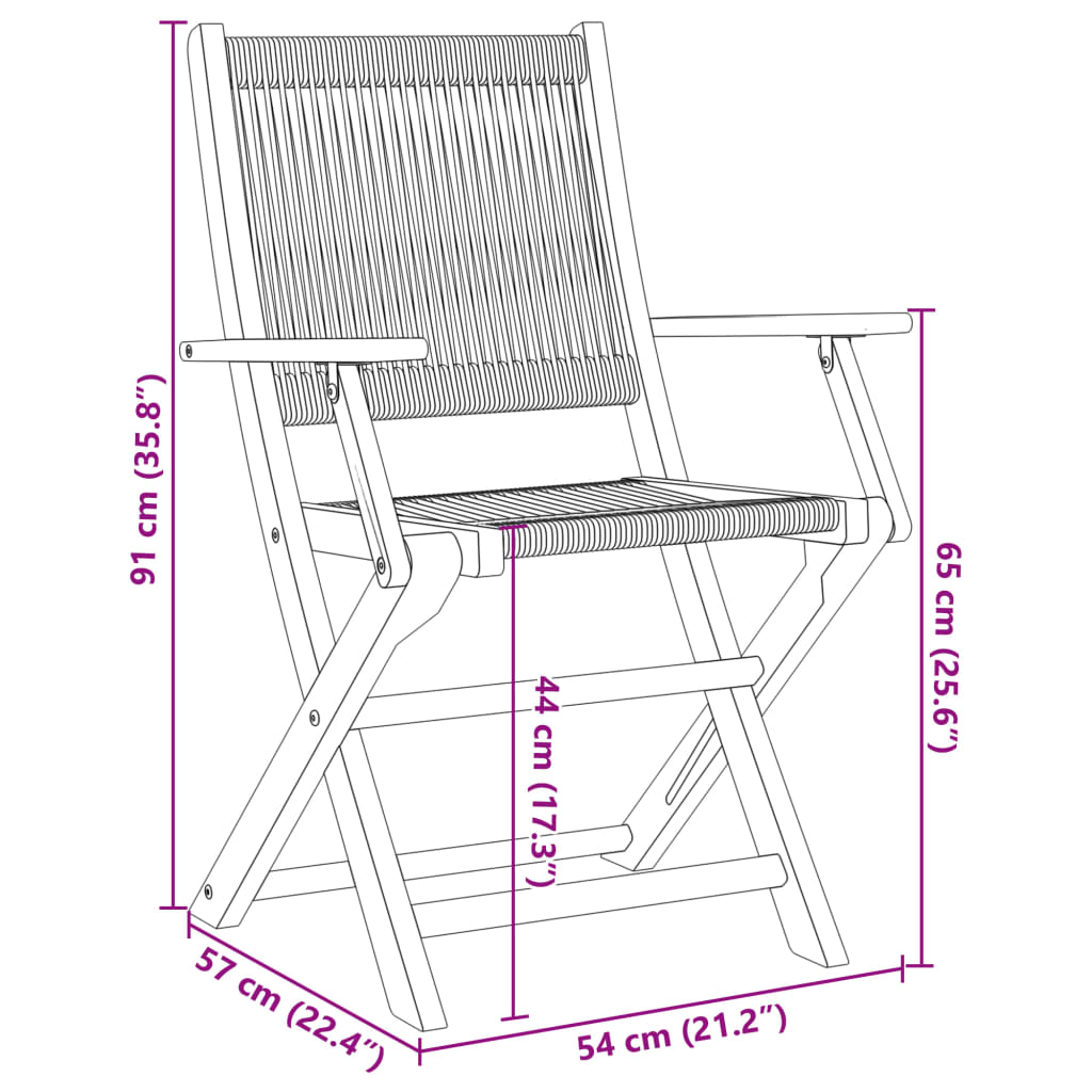  3 Piece Grey and Solid Wood Bistro Set