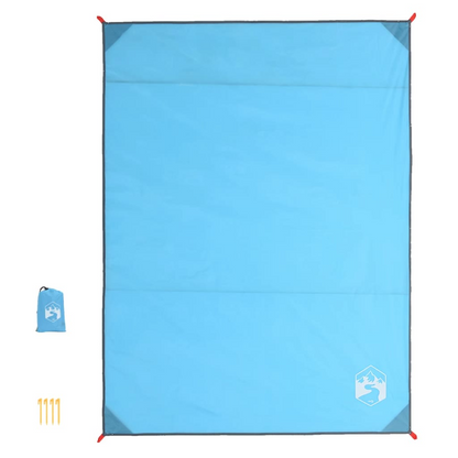 Picnic Blanket with Pegs Blue