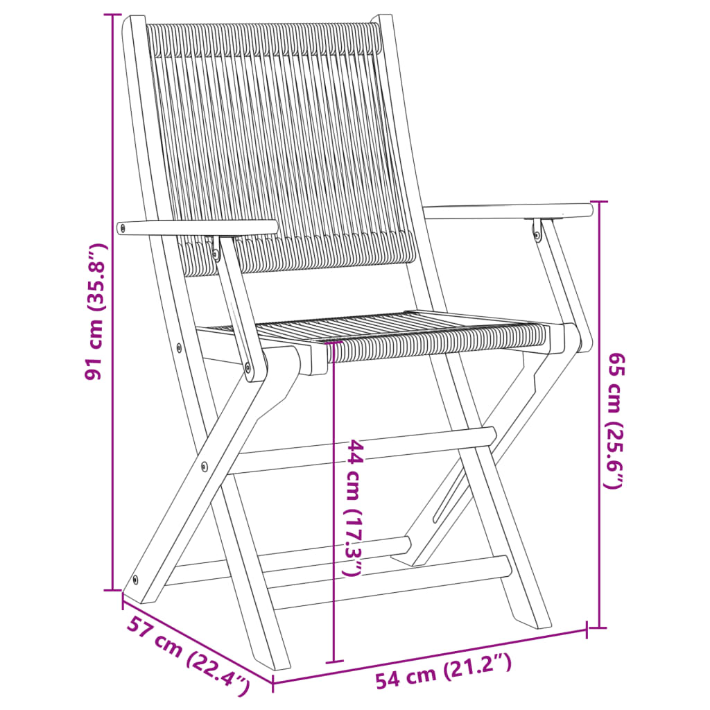 Beige and Solid Wood 5 Piece Garden Dining Set