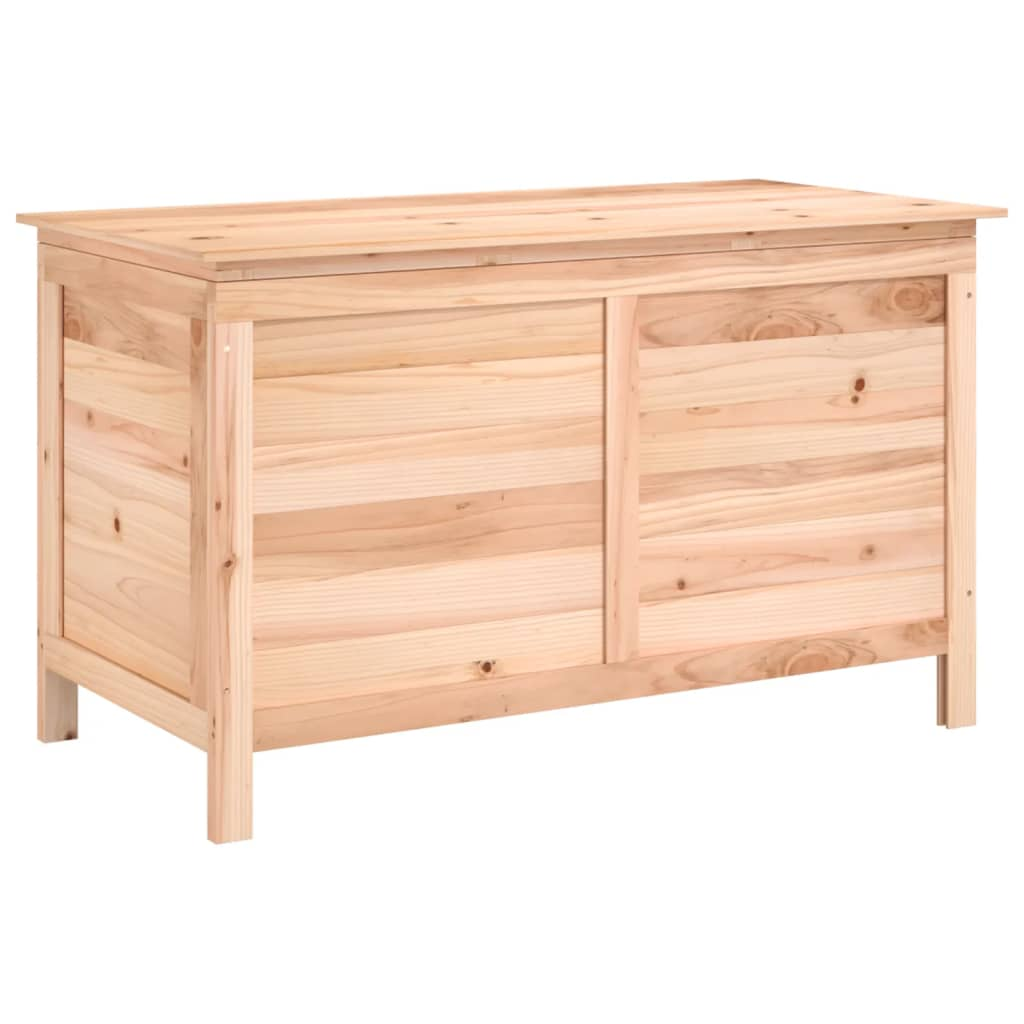 Solid Fir Wood Outdoor Cushion Box 99x50x56.5 cm